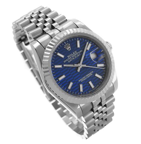 rolex datejust 36mm jubilee armband dunkelblau